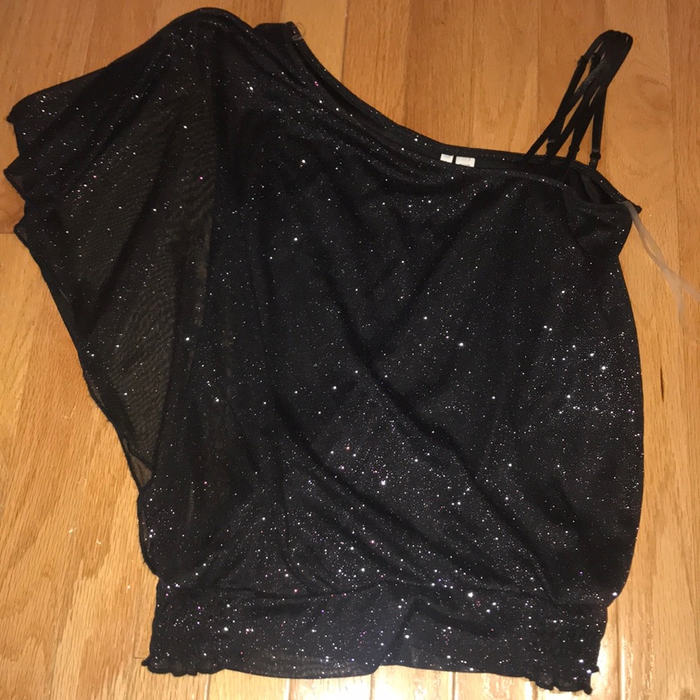 Black sparkly shirt